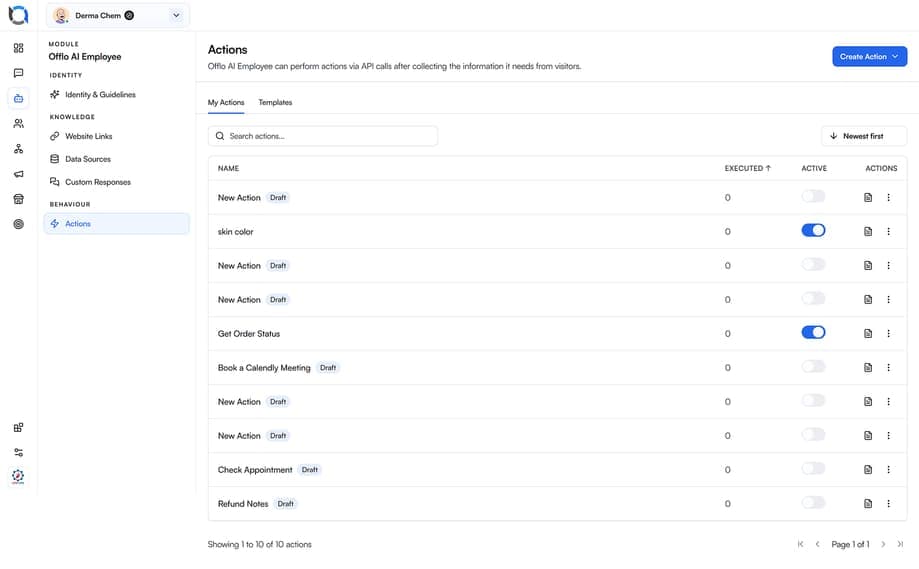 Order lookup responding to a status request overnight